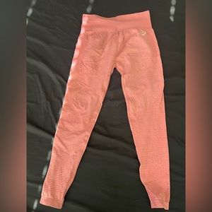 Gymshark vital seamless leggings and sports bra pink marl